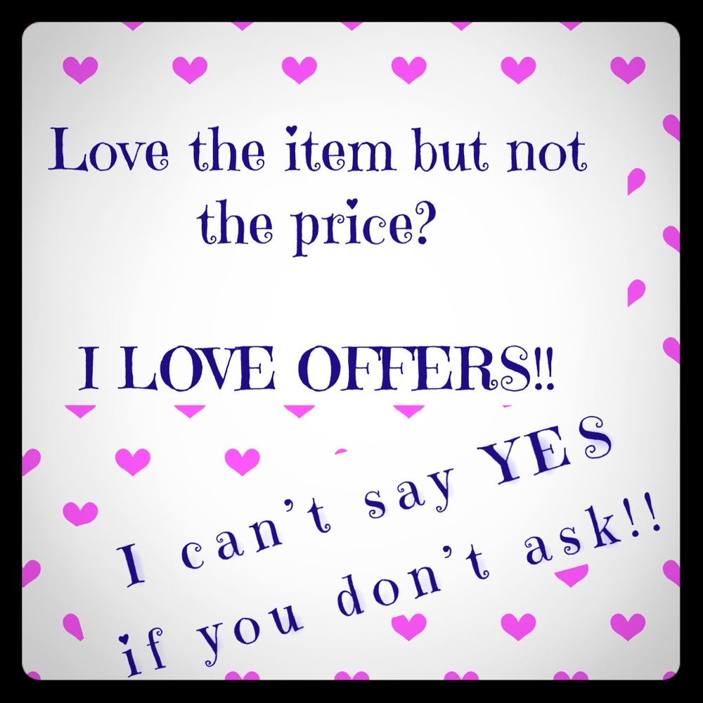 Like it 💕 Make an offer 💕